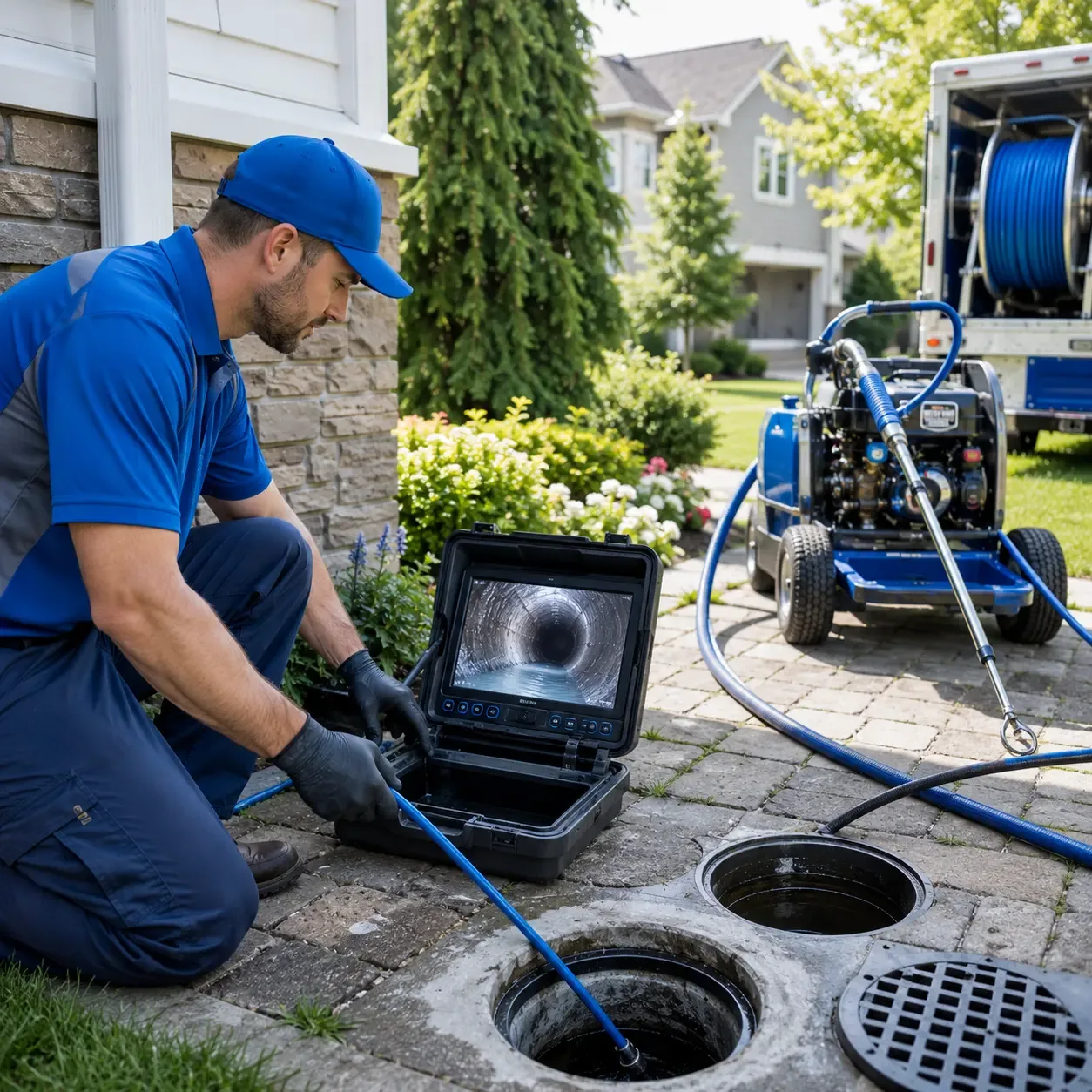 Outdoor drain cleaning professionals serving Stamford, VT