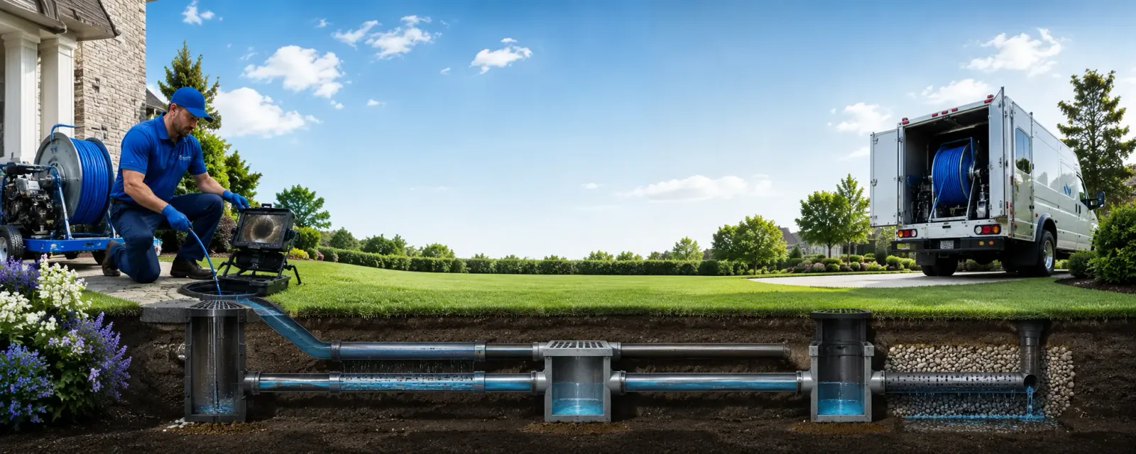 Outdoor drain cleaning information for Stamford, VT